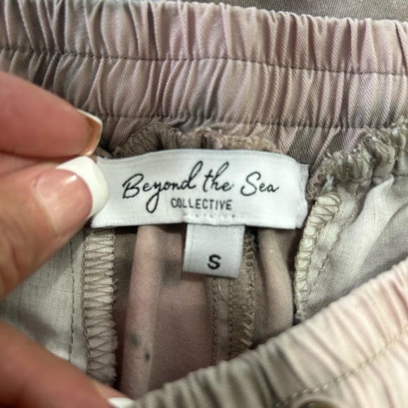 Beyond the Sea Collective Women’s  Pink Tie Dye Jogger Pants Sz S Used  38 - Picture 2 of 10